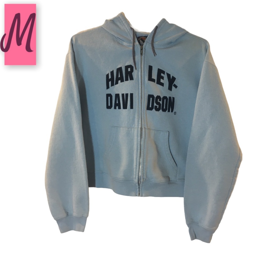 Harley-Davidson full zip embroidered hoodie